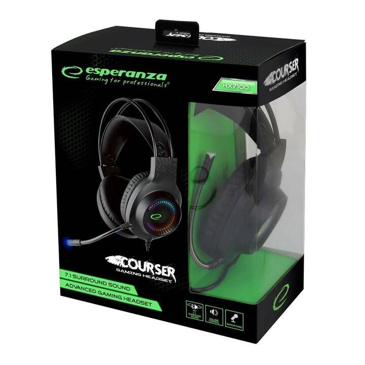 Esperanza EGH7100 Courser Gamer Headset Black