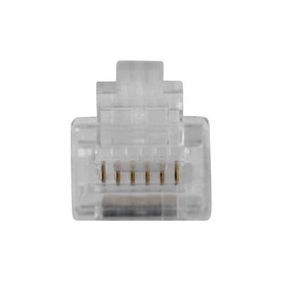 ACT RJ12 (6P/6C) modulaire connector for flat cable