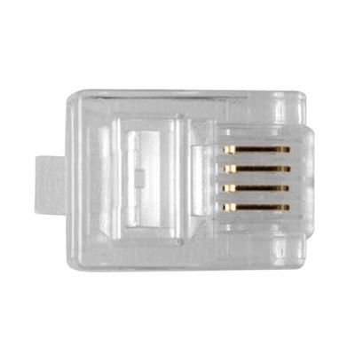 ACT RJ11 (4P/4C) modulaire connector for flat cable