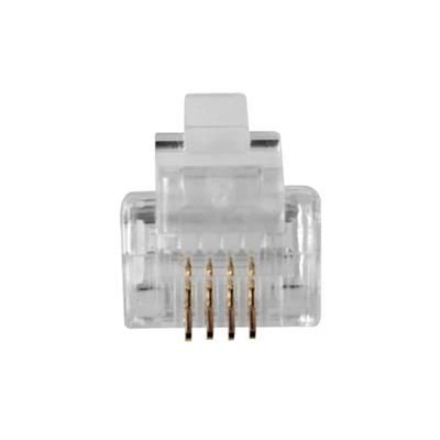 ACT RJ11 (4P/4C) modulaire connector for flat cable