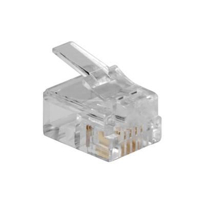 ACT RJ11 (4P/4C) modulaire connector for flat cable