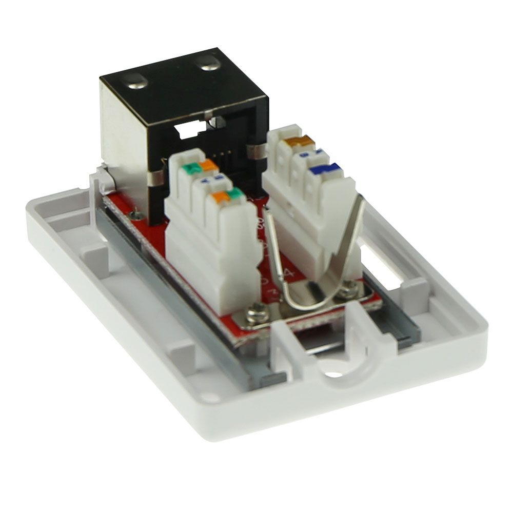 ACT Surface mounted box shielded 1 ports CAT6A Grey ACT Surface mounted box shielded 1 ports CAT6A Grey