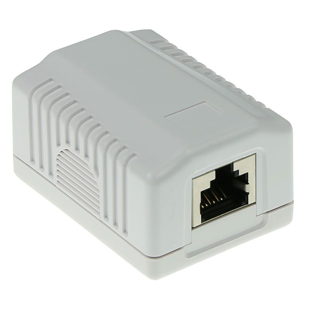 ACT Surface mounted box shielded 1 ports CAT6A Grey ACT Surface mounted box shielded 1 ports CAT6A Grey