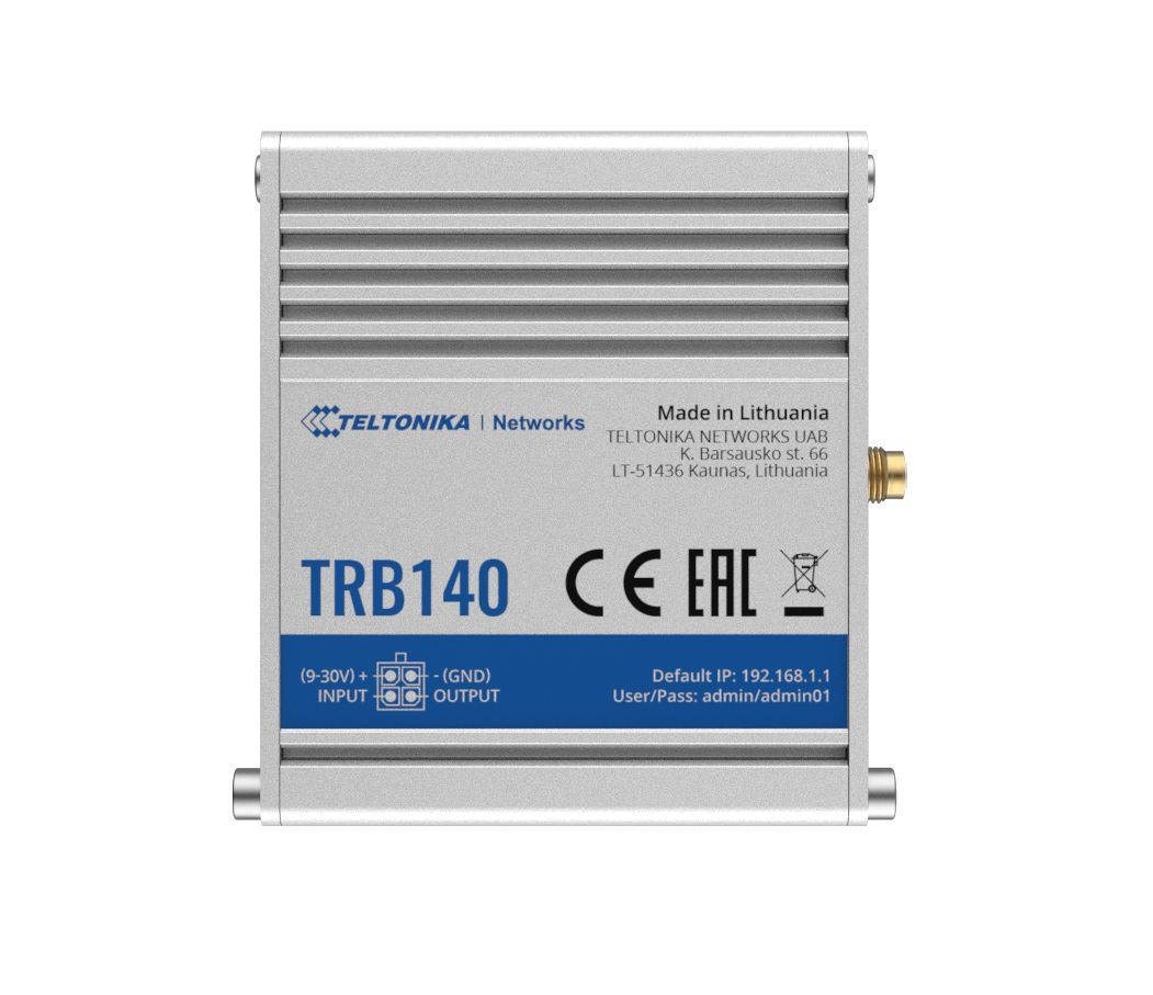 Teltonika TRB140 Industrial Rugged LTE Gateway Grey