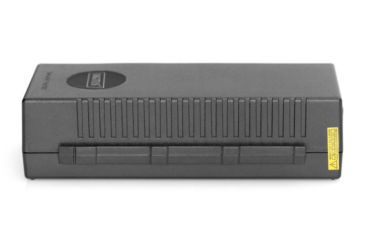 Digitus 10 Gigabit Ethernet PoE+ Injector Black Digitus 10 Gigabit Ethernet PoE+ Injector Black