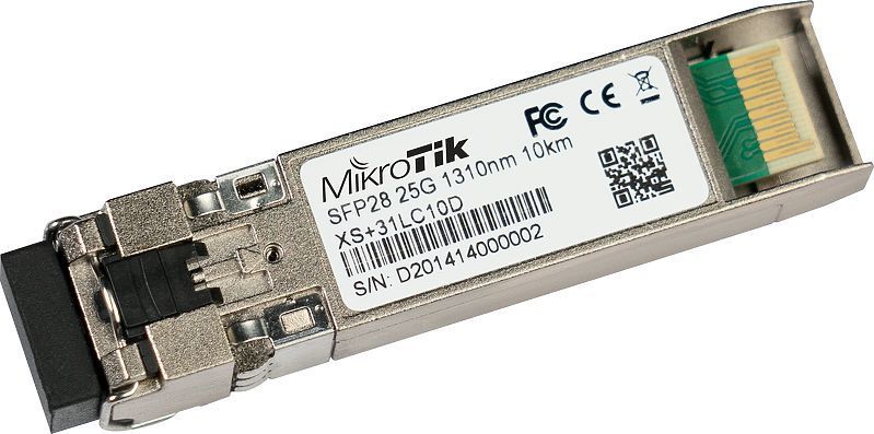 Mikrotik XS+31LC10D A combined 1.25G SFP, 10G SFP+ and 25G SFP28 module