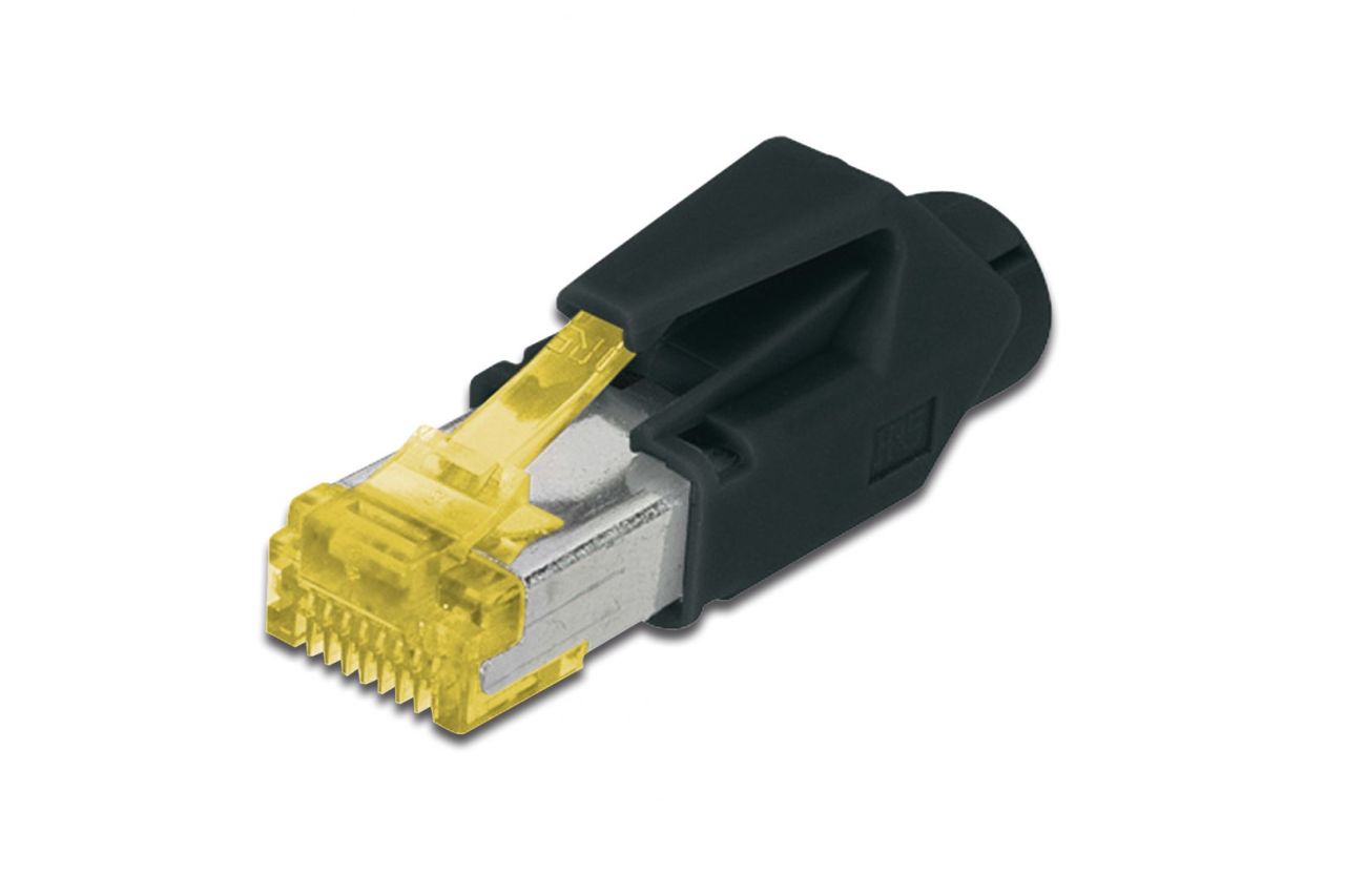 Assmann CAT6A vezeték csatlakozó RJ-45 Black