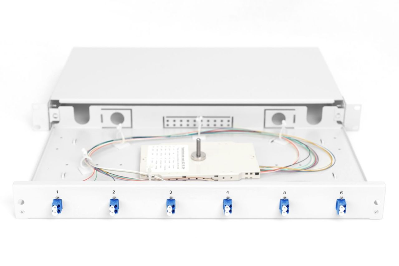 Digitus DN-96330/9 optikai adapter LC 1 dB Grey Digitus DN-96330/9 optikai adapter LC 1 dB Grey