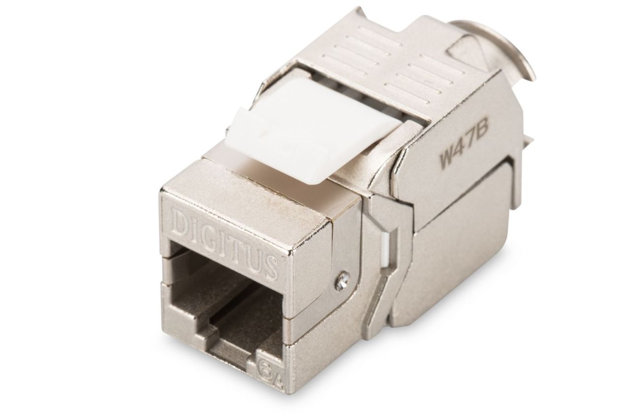 Digitus CAT 6A Keystone Jack, shielded,Re-embedded 24pc Digitus CAT 6A Keystone Jack, shielded,Re-embedded 24pc