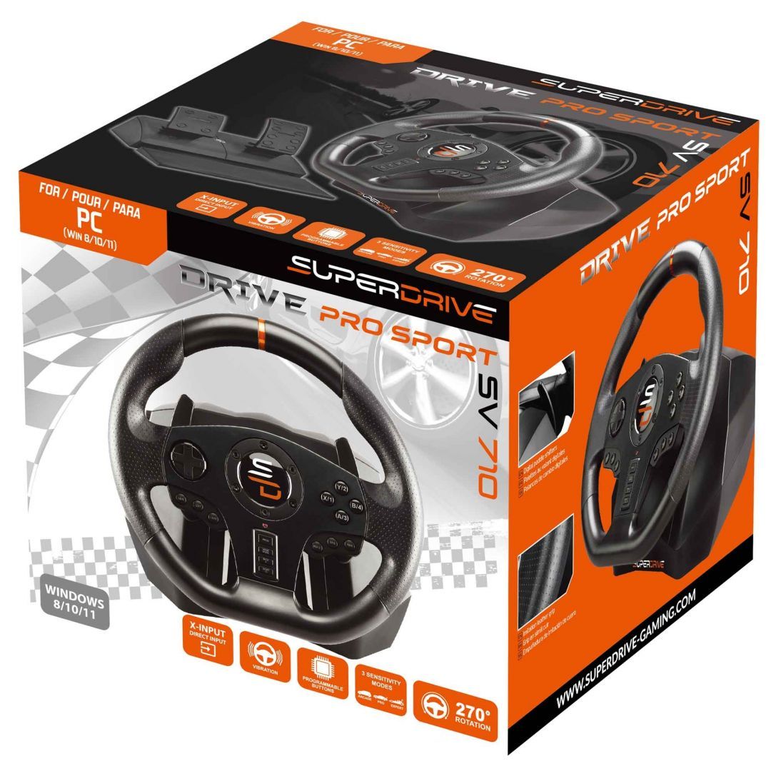 Subsonic Superdrive SV 710 Steering Wheel Black