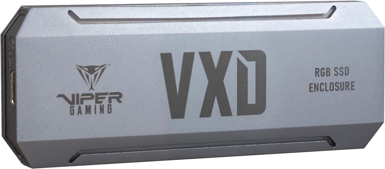 Patriot VXD RGB M.2 SSD Enclosure Silver