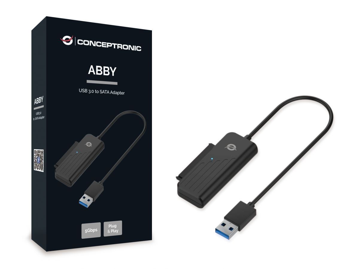 Conceptronic ABBY01B USB3.0 to SATA Adapter