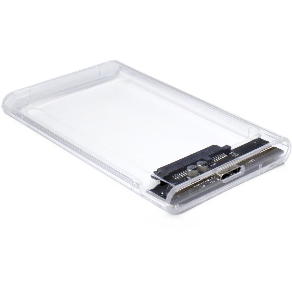 Inter-Tech Argus GD-25000 2,5" USB3.0 HDD/SSD case Transparent