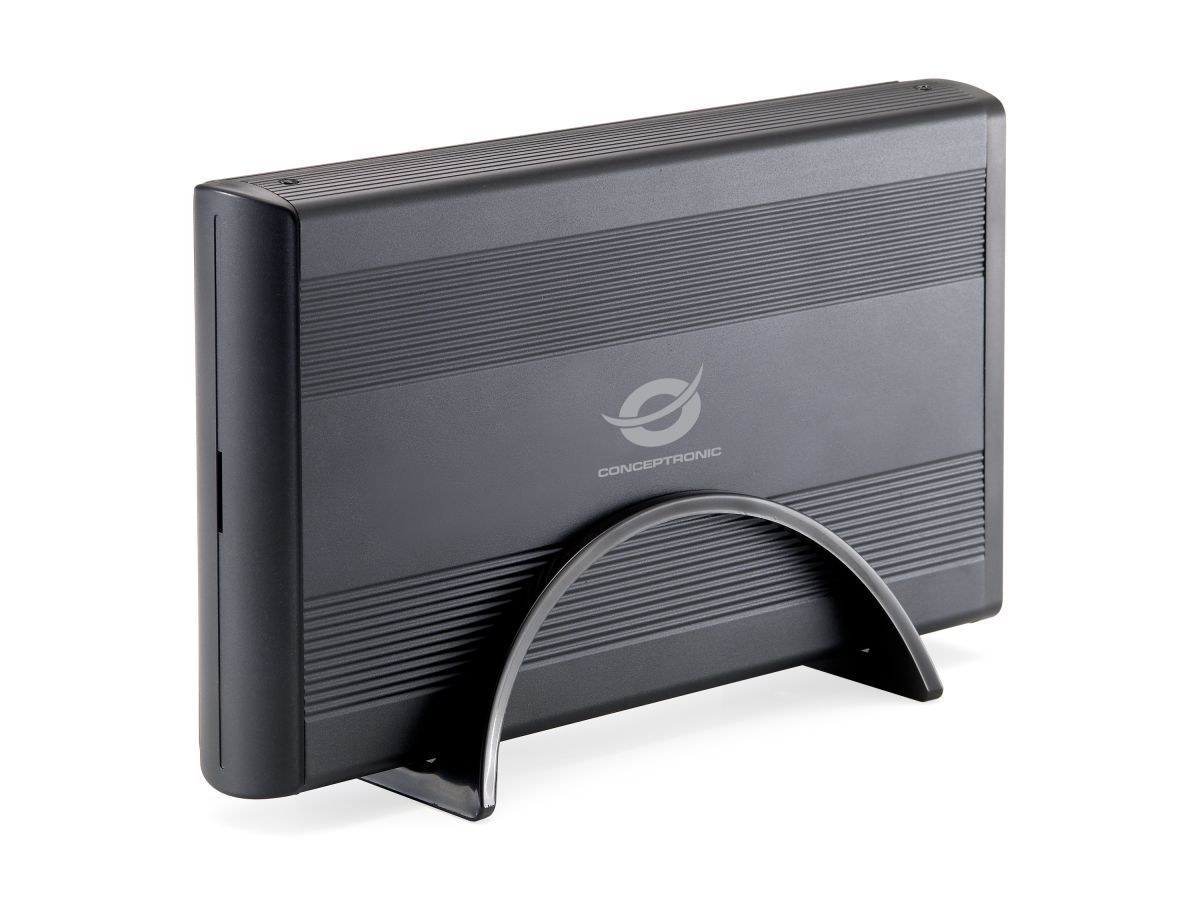 Conceptronic 3,5" USB 3.0 SATAIII HDD Enclosure Black