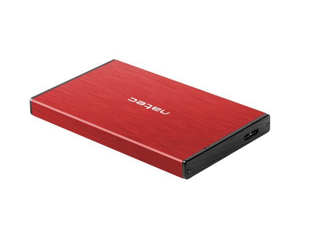 natec Rhino Go External HDD Enclosure Red