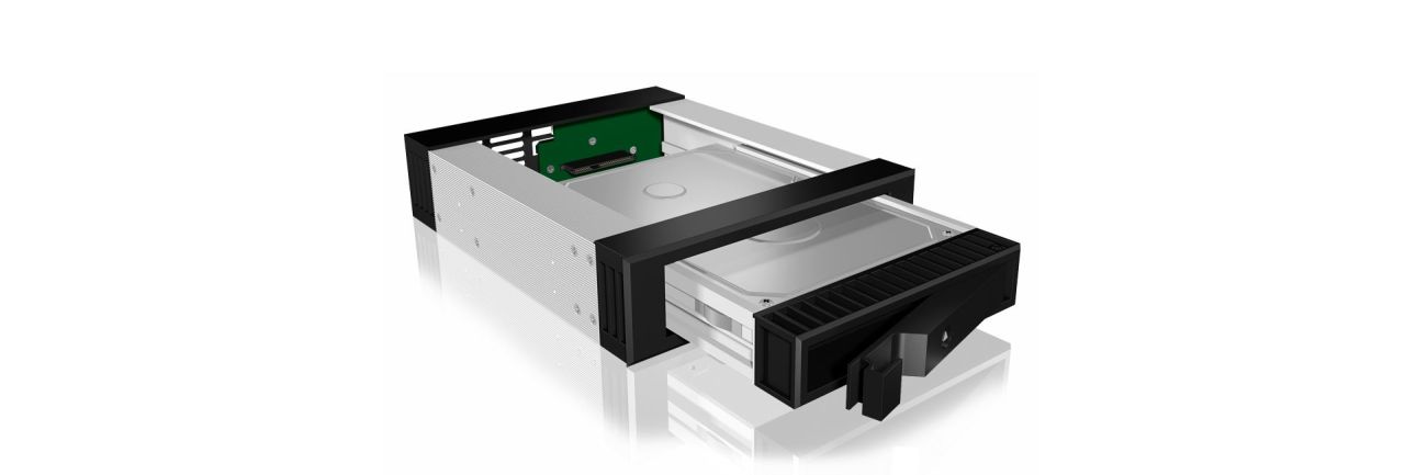 Raidsonic IcyBox IB-129SSK-B Mobile Rack for 3,5"/2,5" SATA/SAS HDD Black