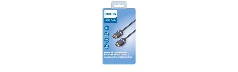 Philips SWV5610G/00 HDMI cable 1,5m Grey