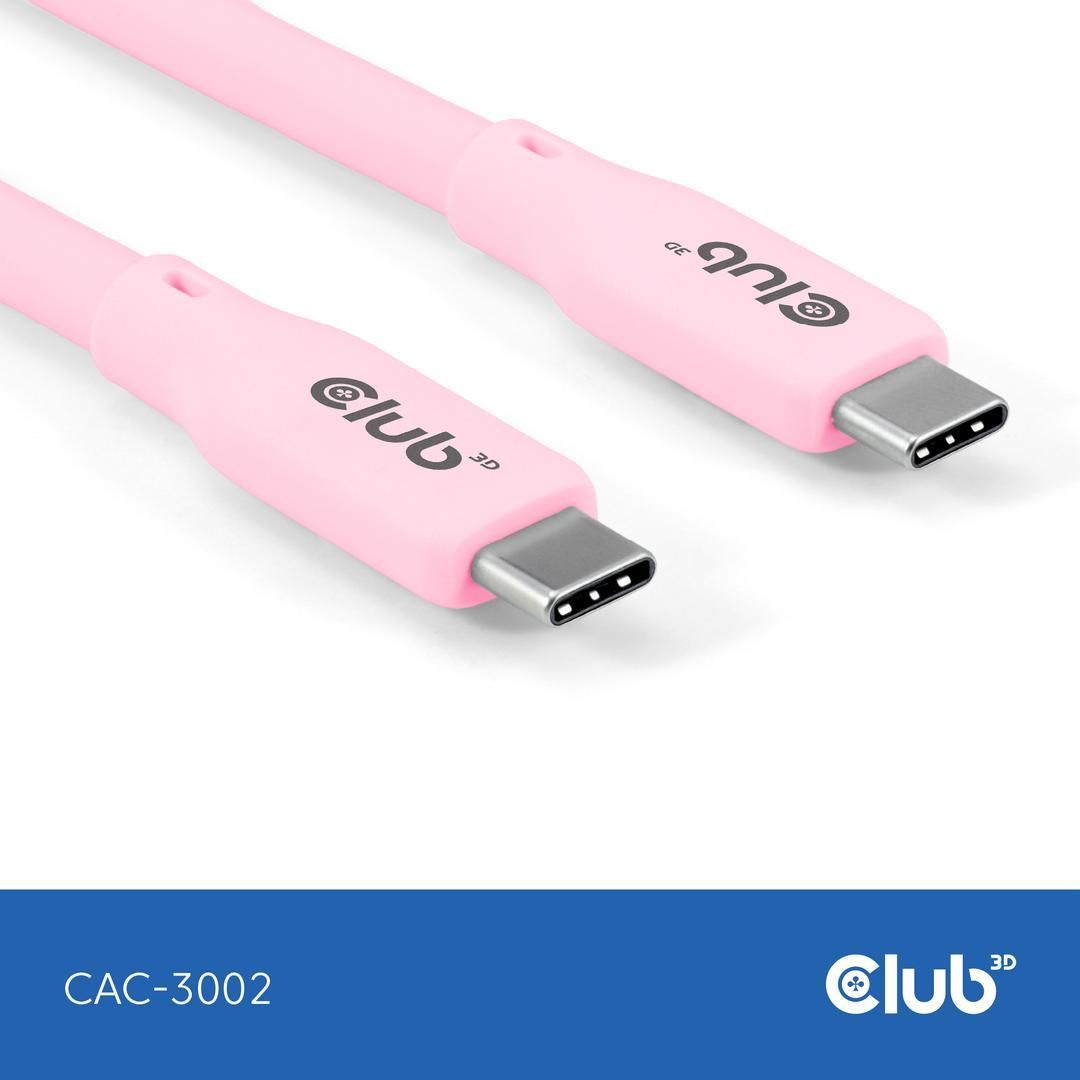 Club3D USB-C 2m Cabel Pink