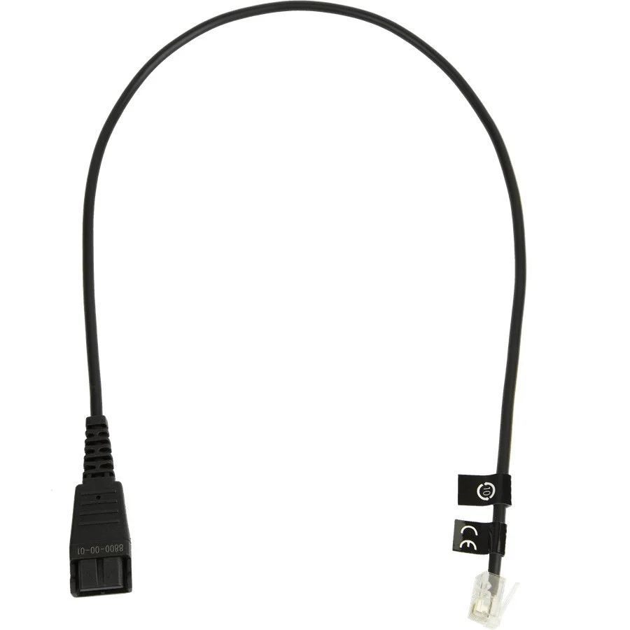 Jabra Quick Disconnect to RJ10 Cable 0,5m Black