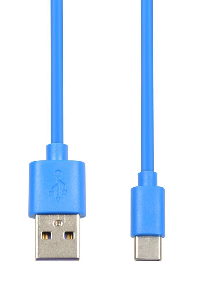 iBox IKUMTCB USB-A - USB-C Cable 1m Blue