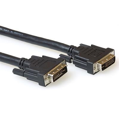 ACT DVI-I Dual Link cable male to male 1,5m Black ACT DVI-I Dual Link cable male to male 1,5m Black