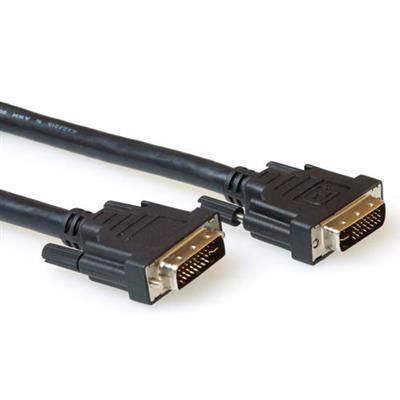 ACT DVI-I Dual Link cable male to male 2m Black ACT DVI-I Dual Link cable male to male 2m Black