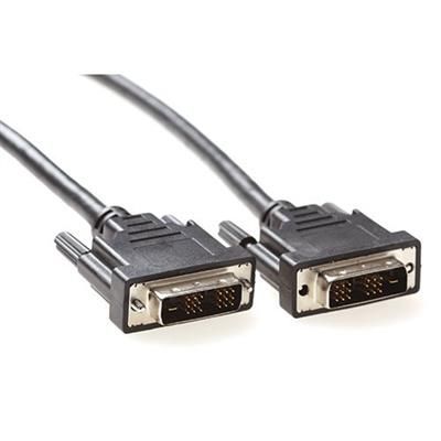 ACT DVI-D Single Link cable male to male 1,5m Black ACT DVI-D Single Link cable male to male 1,5m Black
