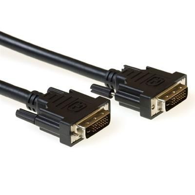 ACT DVI-D Dual Link cable male to male 0,5m Black ACT DVI-D Dual Link cable male to male 0,5m Black