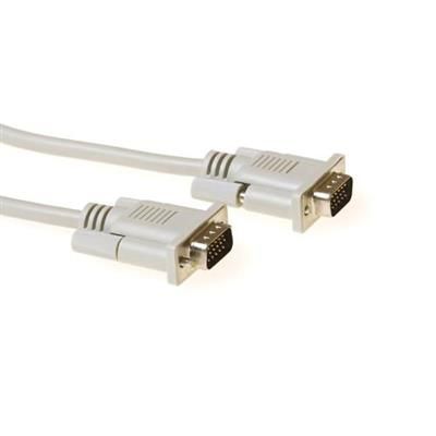 ACT VGA cable male to male 1,8m Ivory ACT VGA cable male to male 1,8m Ivory