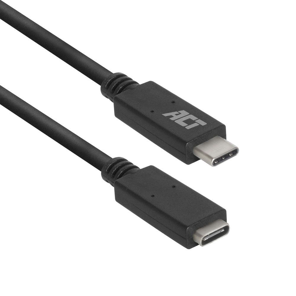 ACT AC7412 USB-C Extension Cable 2m Black ACT AC7412 USB-C Extension Cable 2m Black