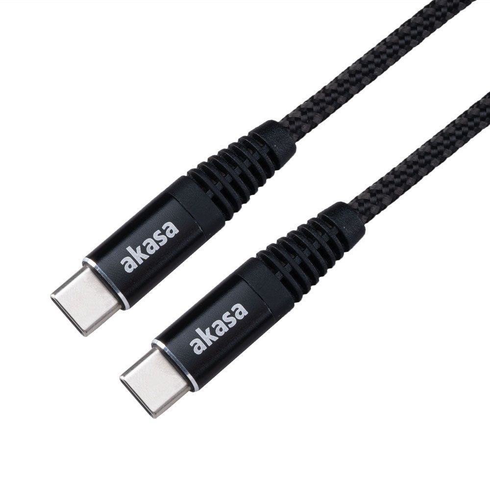 Akasa USB-C to USB-C 100W PD Charging Cable Black