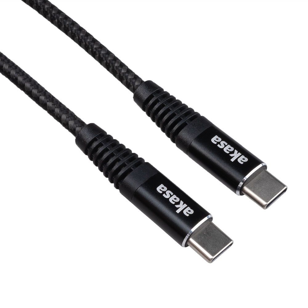 Akasa USB-C to USB-C 100W PD Charging Cable Black