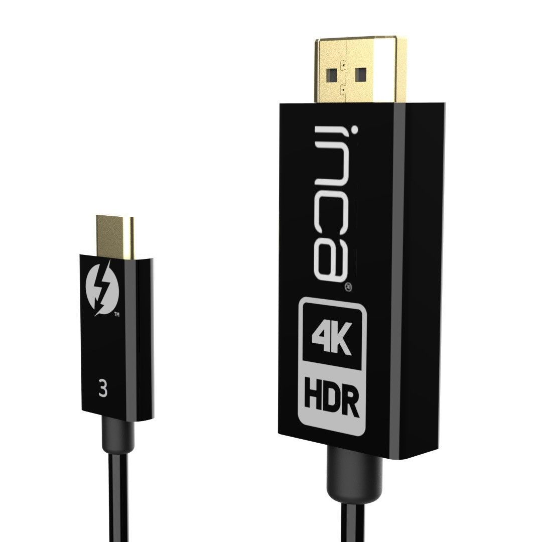 INCA ITCH-20 USB-C to HDMI 4K60Hz cable 1,8m Black