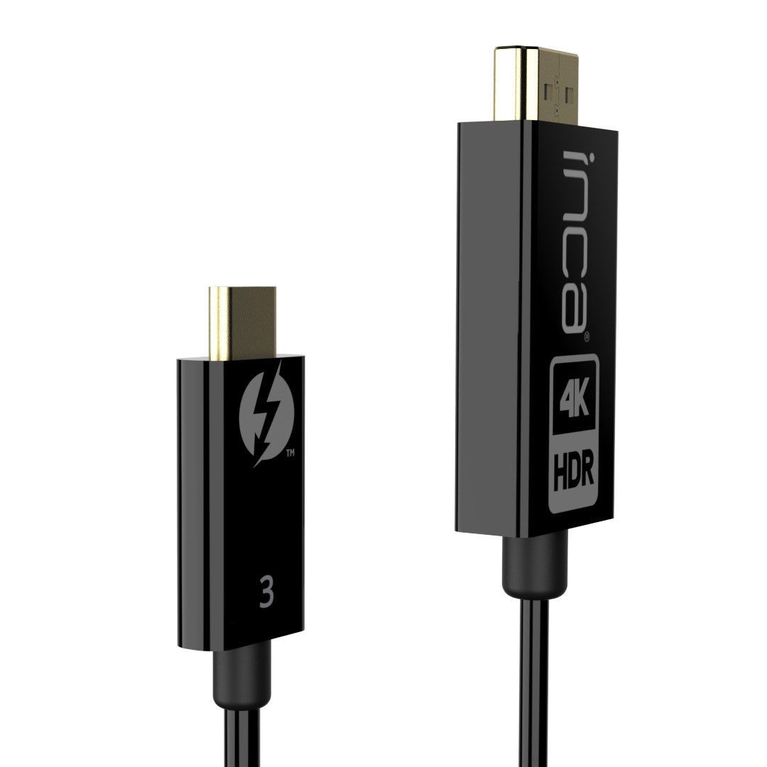 INCA ITCH-20 USB-C to HDMI 4K60Hz cable 1,8m Black