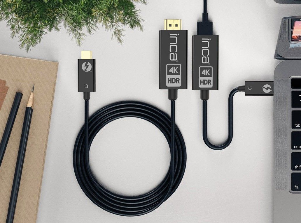 INCA ITCH-20 USB-C to HDMI 4K60Hz cable 1,8m Black