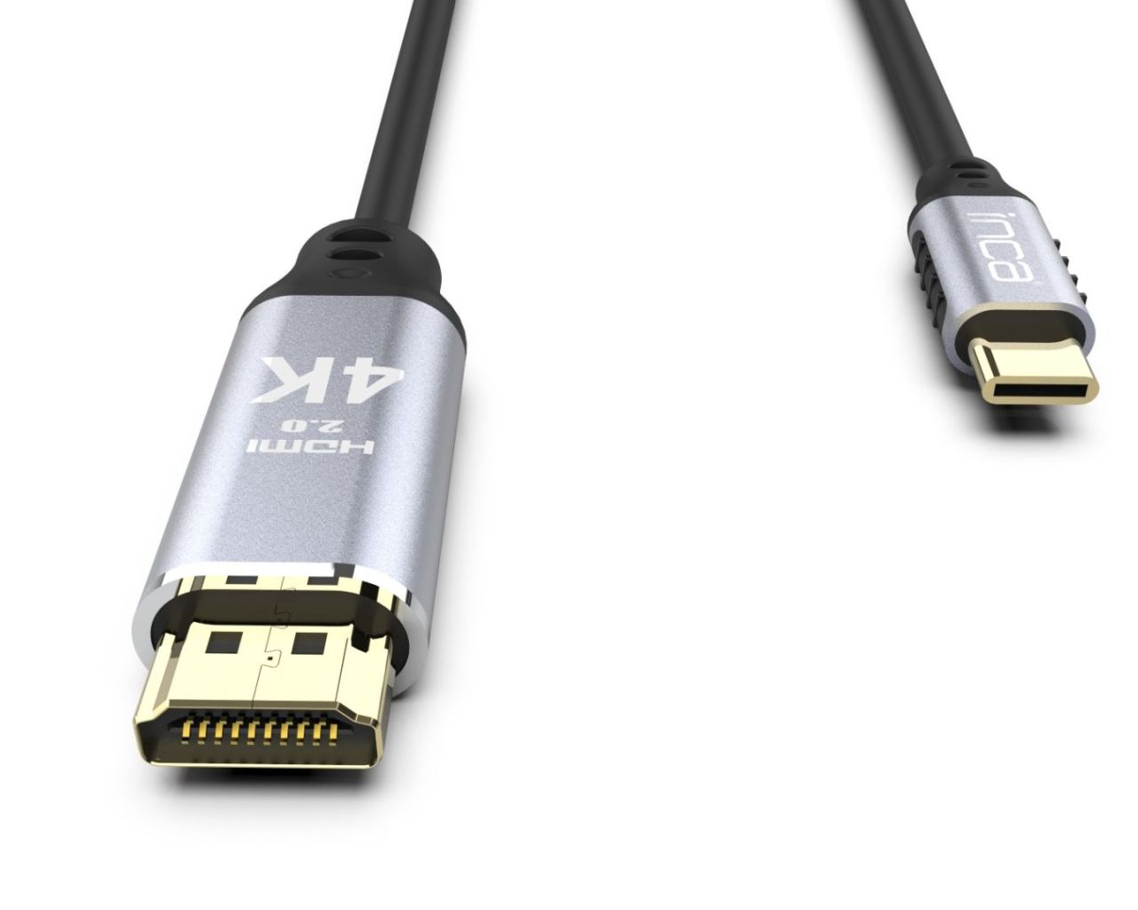 INCA ITCH-20 USB-C to HDMI 4K30Hz cable 2m Black