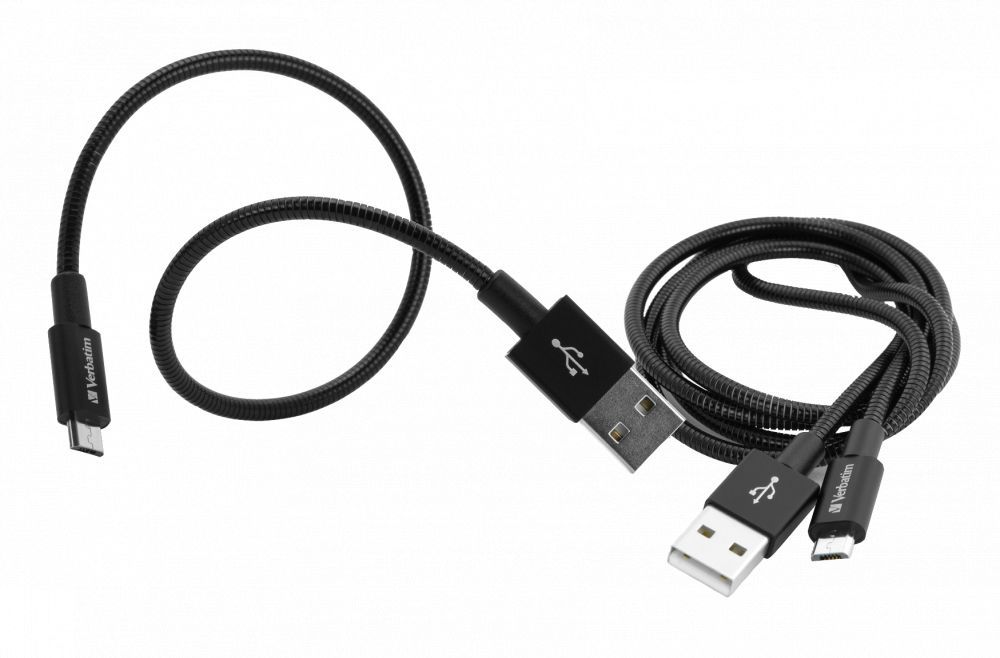 Verbatim Micro USB Sync & Charge Cable Black (2 Pack) Verbatim Micro USB Sync & Charge Cable Black (2 Pack)