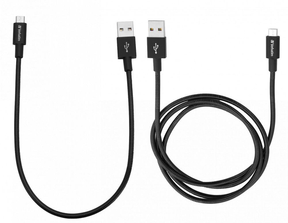 Verbatim Micro USB Sync & Charge Cable Black (2 Pack) Verbatim Micro USB Sync & Charge Cable Black (2 Pack)