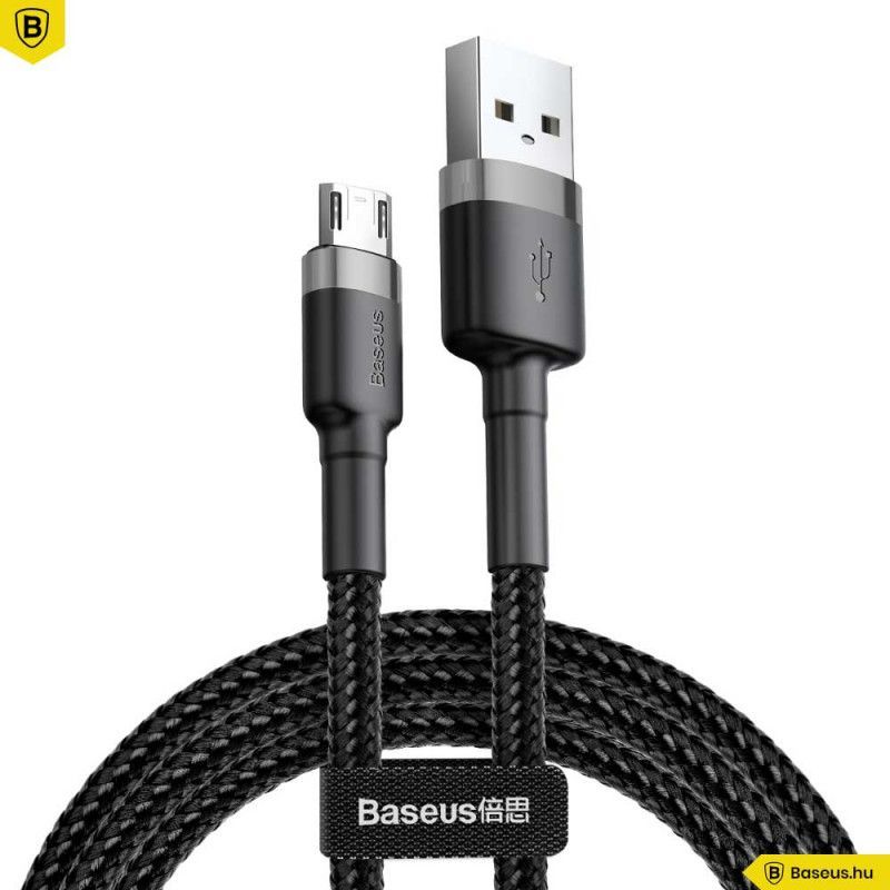 Baseus Cafule Micro USB Cable 1m Black/Grey