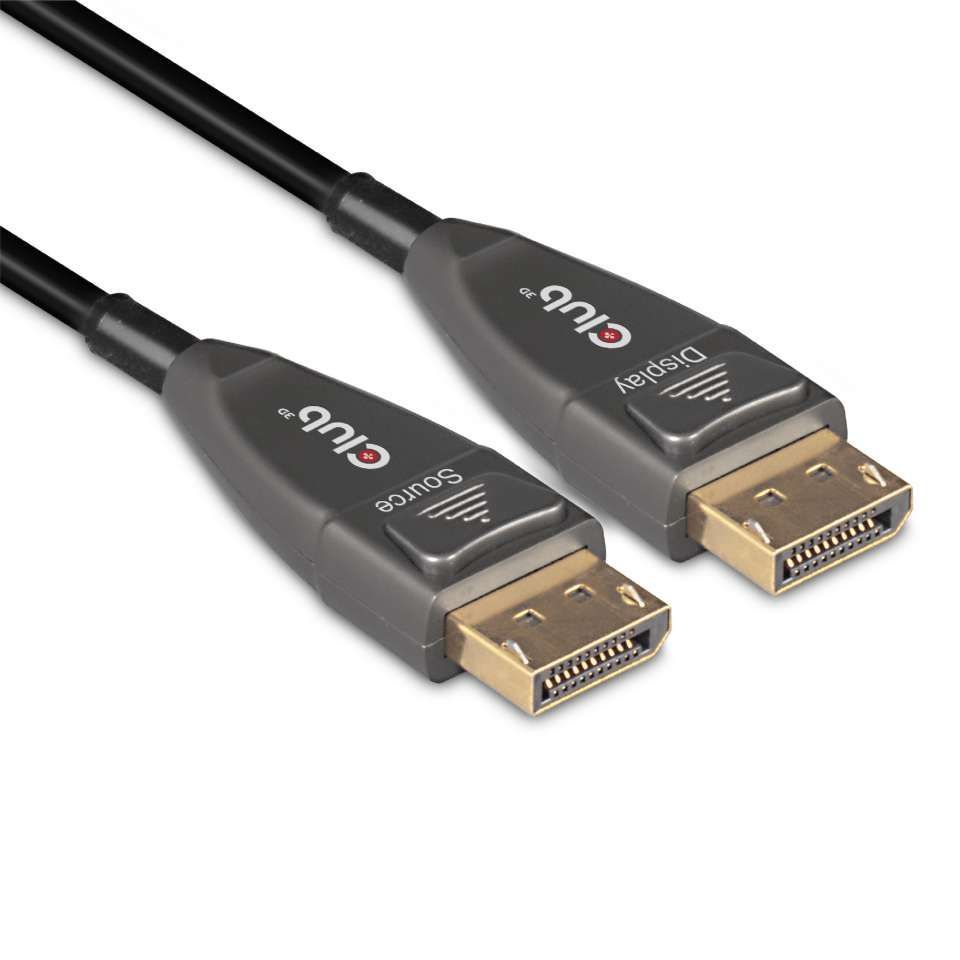 Club3D DisplayPort 1.4 Active Optical Cable Unidirectional 4K120Hz 8K60Hz M/M 20m