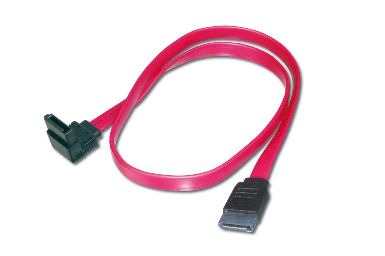 Assmann SATA connection cable 0,5m Red