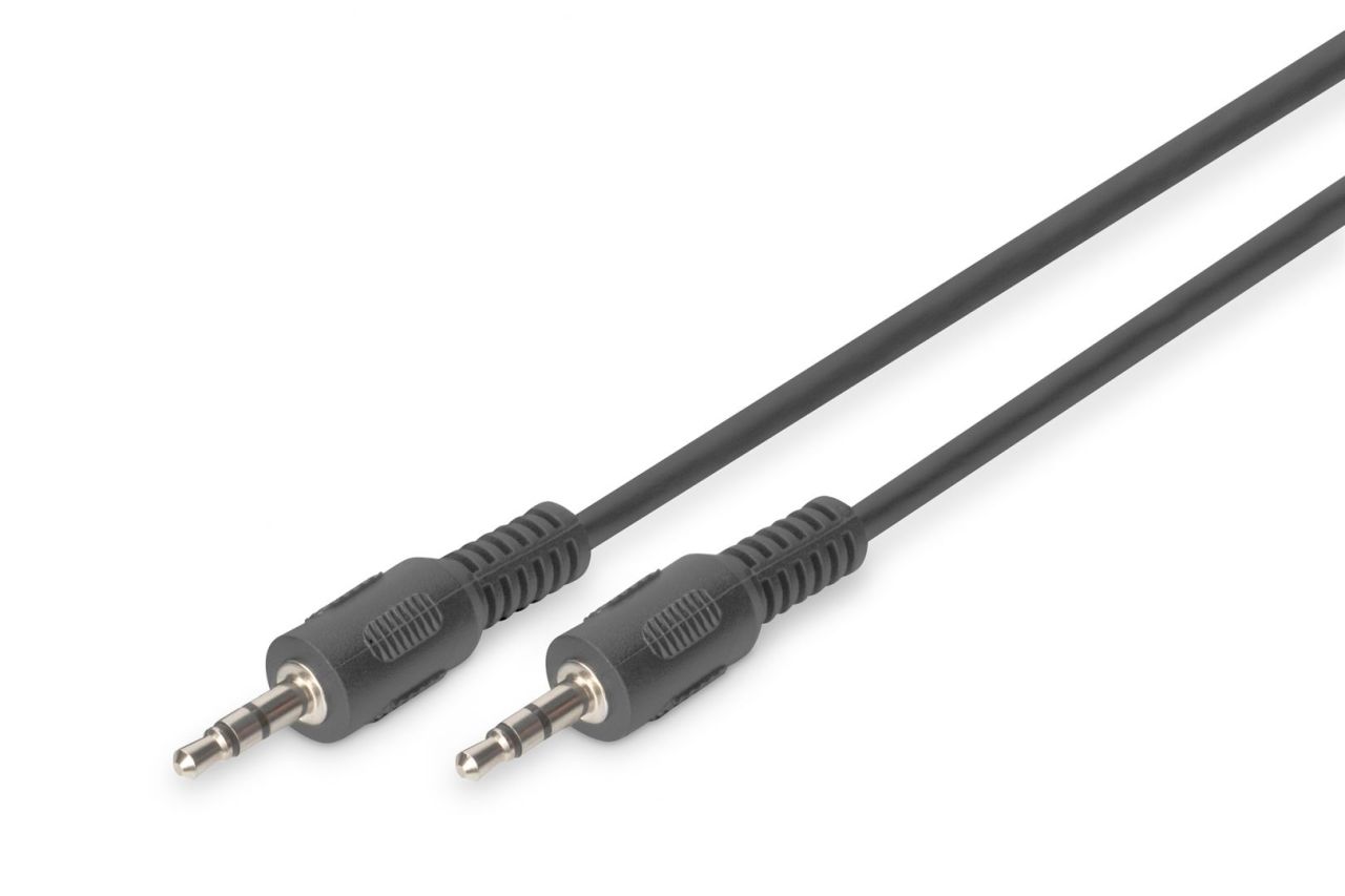 Assmann Audio connection cable, stereo 3.5mm 1,5m Black