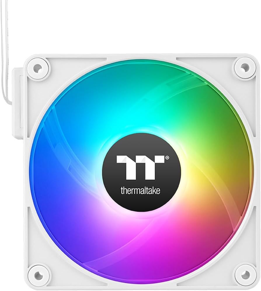 Thermaltake CT120 EX Reverse ARGB Sync PC Cooling Fan White (3-Fan Pack)