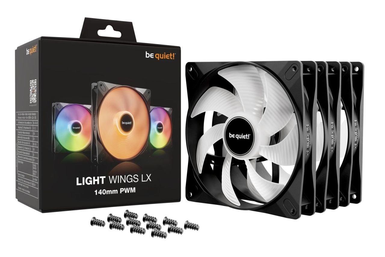 Be quiet! Light Wings LX 140mm PWM Triple Pack