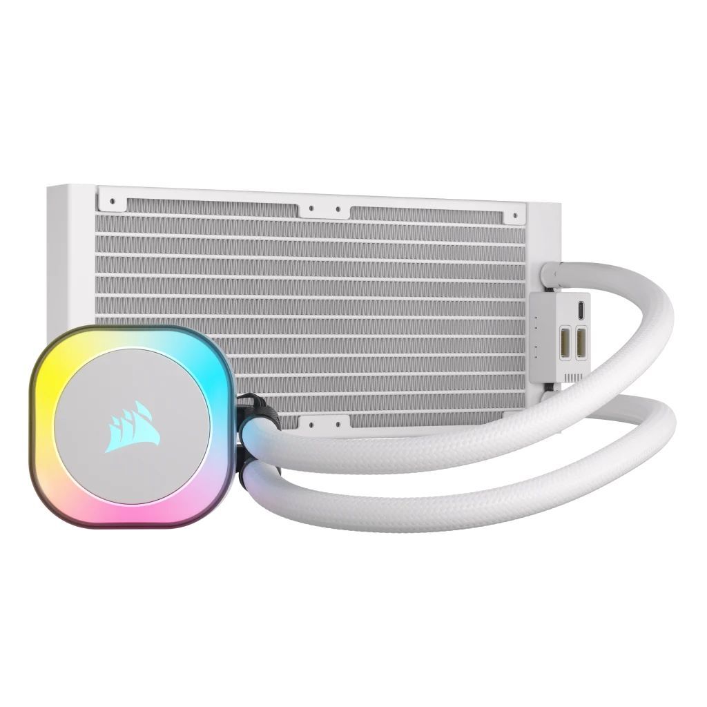 Corsair iCUE LINK H100i RGB AIO Liquid CPU Cooler White Corsair iCUE LINK H100i RGB AIO Liquid CPU Cooler White
