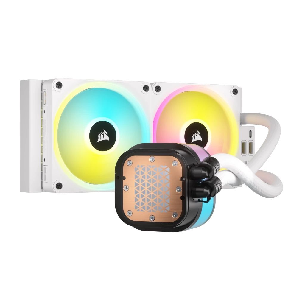 Corsair iCUE LINK H100i RGB AIO Liquid CPU Cooler White Corsair iCUE LINK H100i RGB AIO Liquid CPU Cooler White