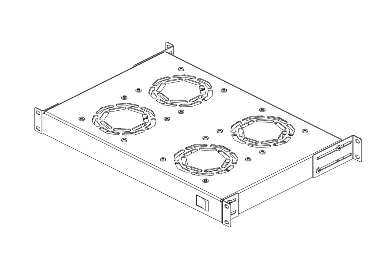 Digitus Ventilation unit for 483 mm (19") installation