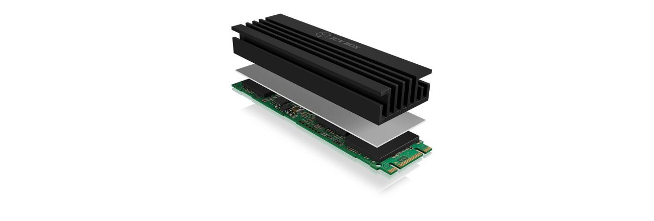 Raidsonic IcyBox IB-M2HS-70 Heat sink for M.2 SSD