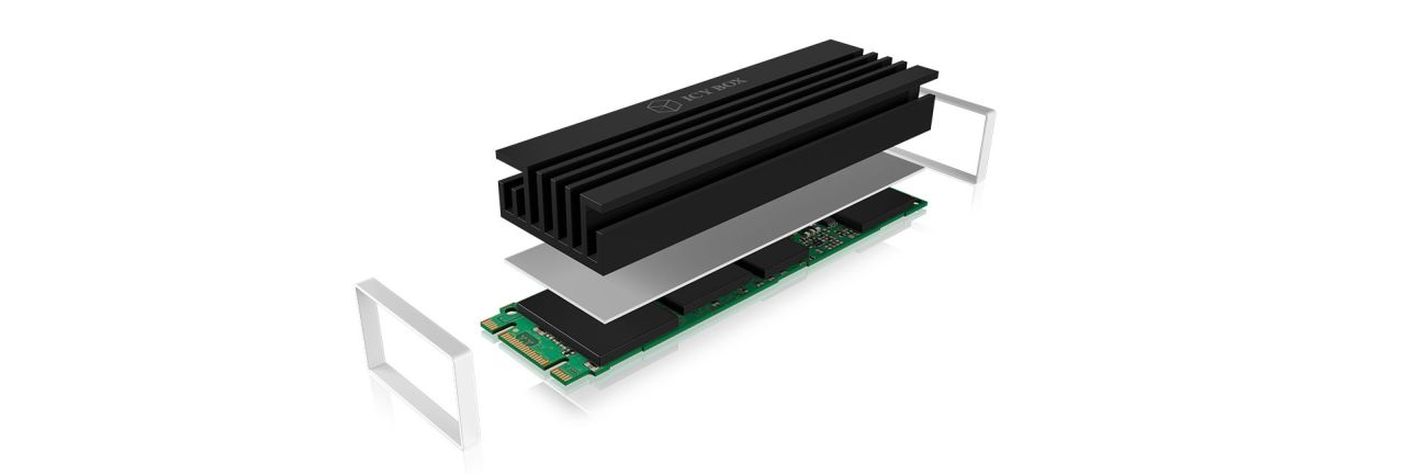 Raidsonic IcyBox IB-M2HS-70 Heat sink for M.2 SSD