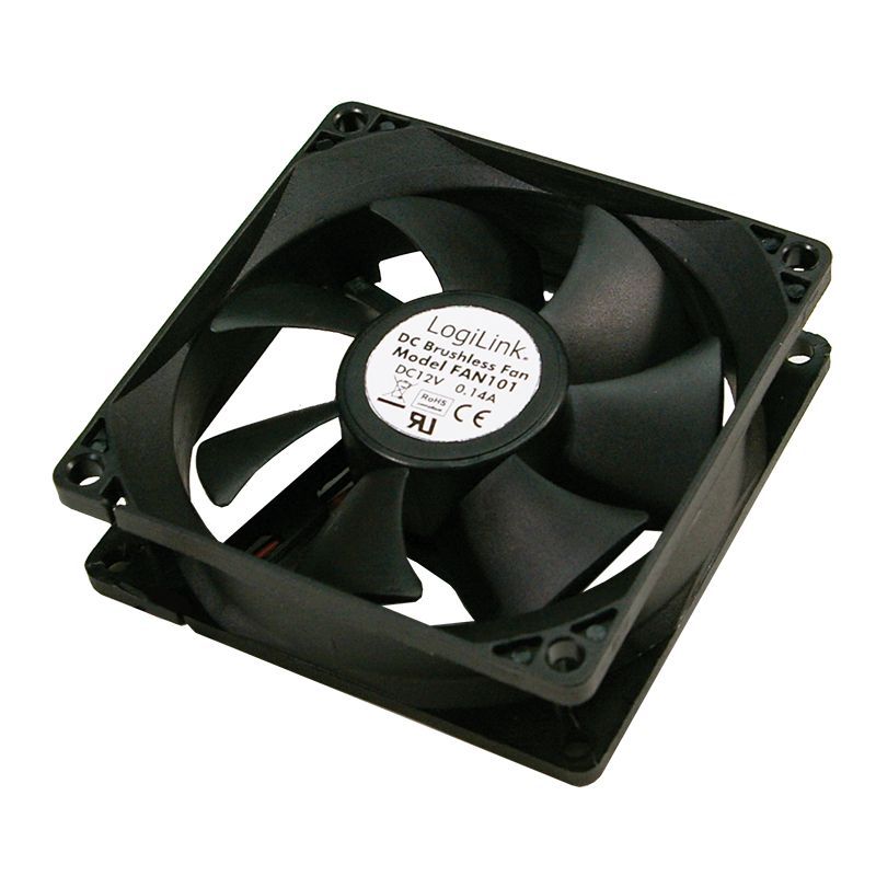 Logilink FAN103 12cm cooler Black